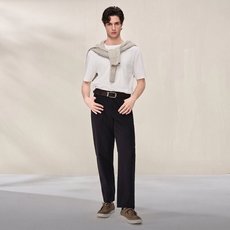 Giordano Men Regular Cotton Blend Essential Tee - first_variant_option_2 Premium Tee for Giordano