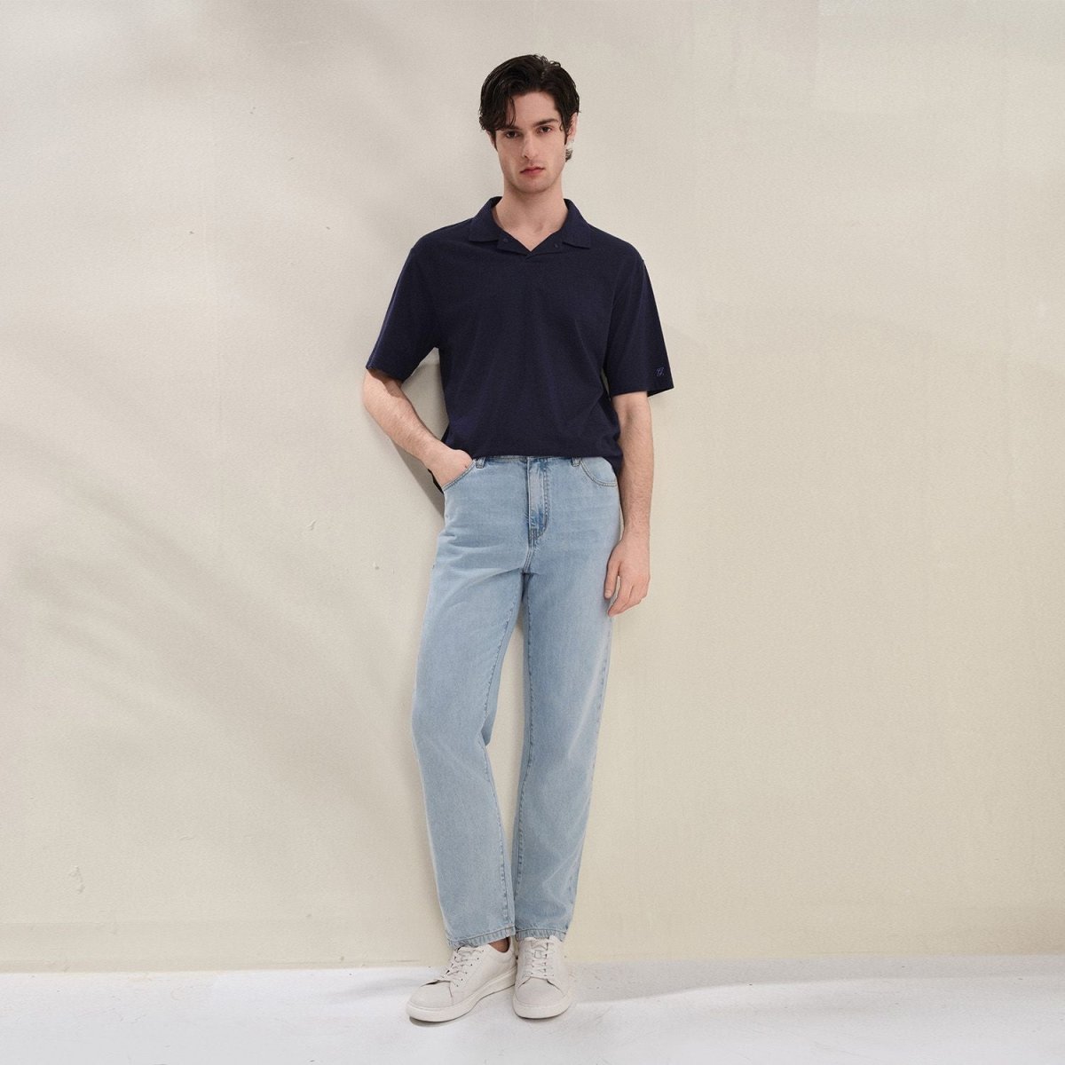 Giordano Men Regular Cotton Blend Polo - first_variant_option_2 Premium Polo for Giordano