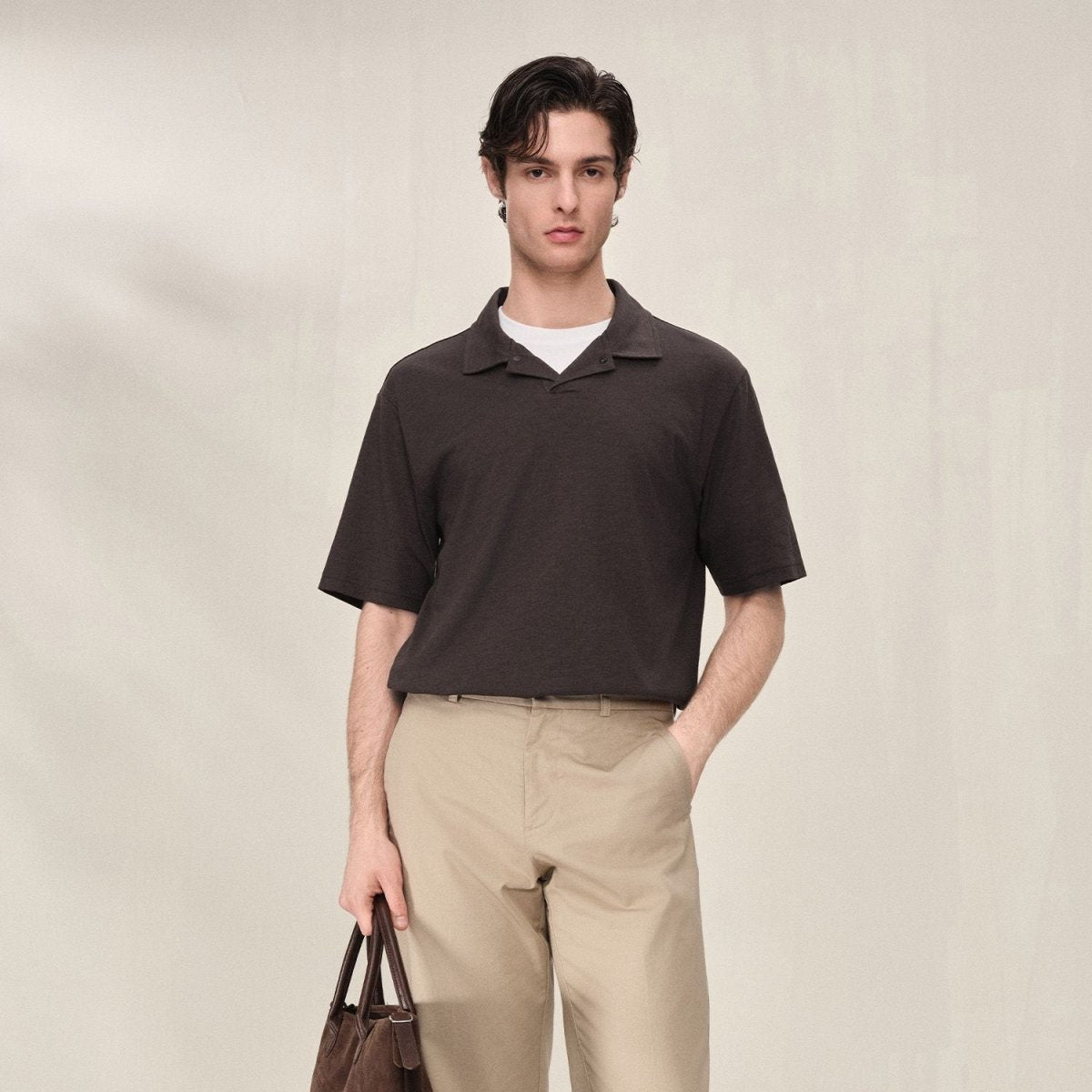 Giordano Men Regular Cotton Blend Polo - first_variant_option_2 Premium Polo for Giordano