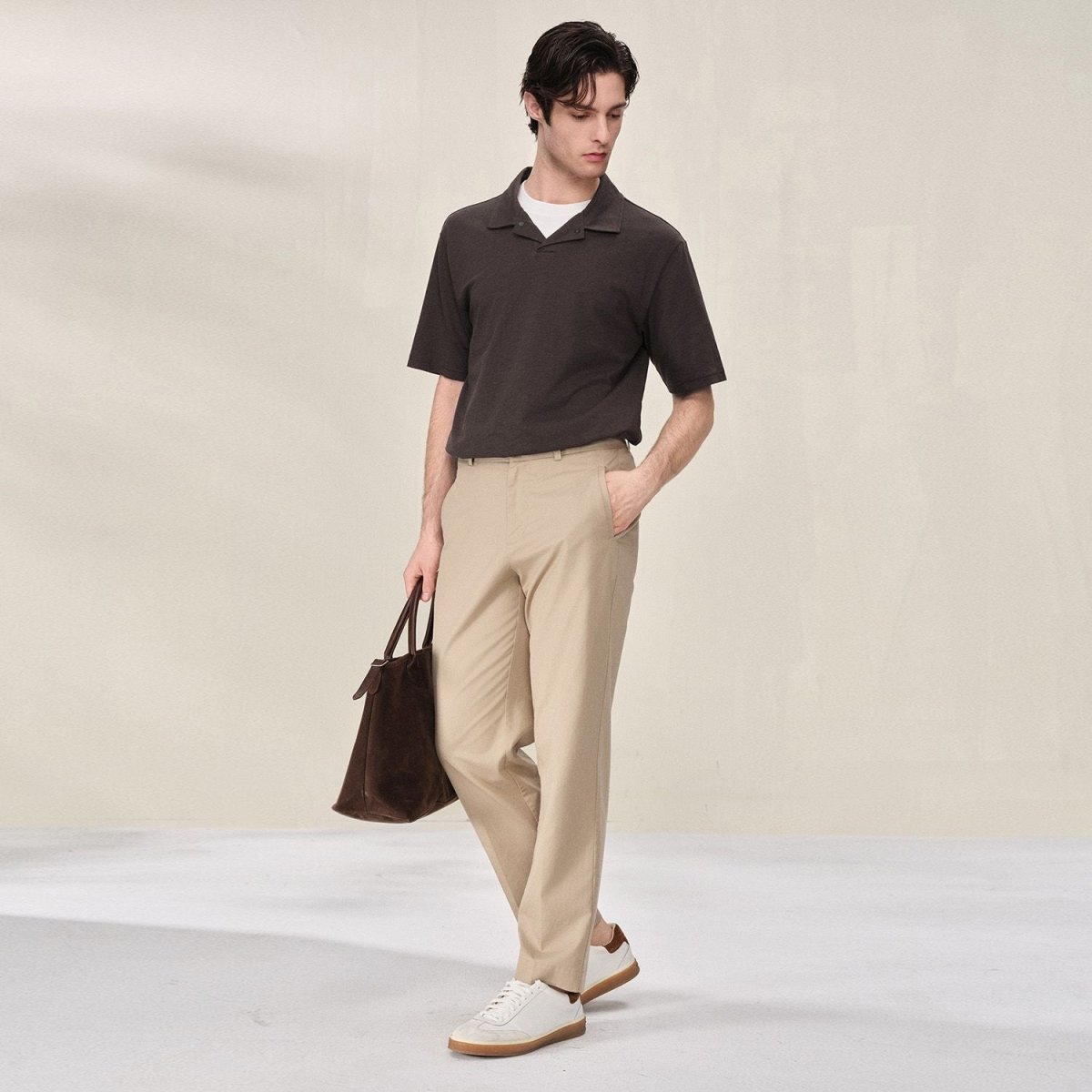 Giordano Men Regular Cotton Blend Polo - first_variant_option_2 Premium Polo for Giordano