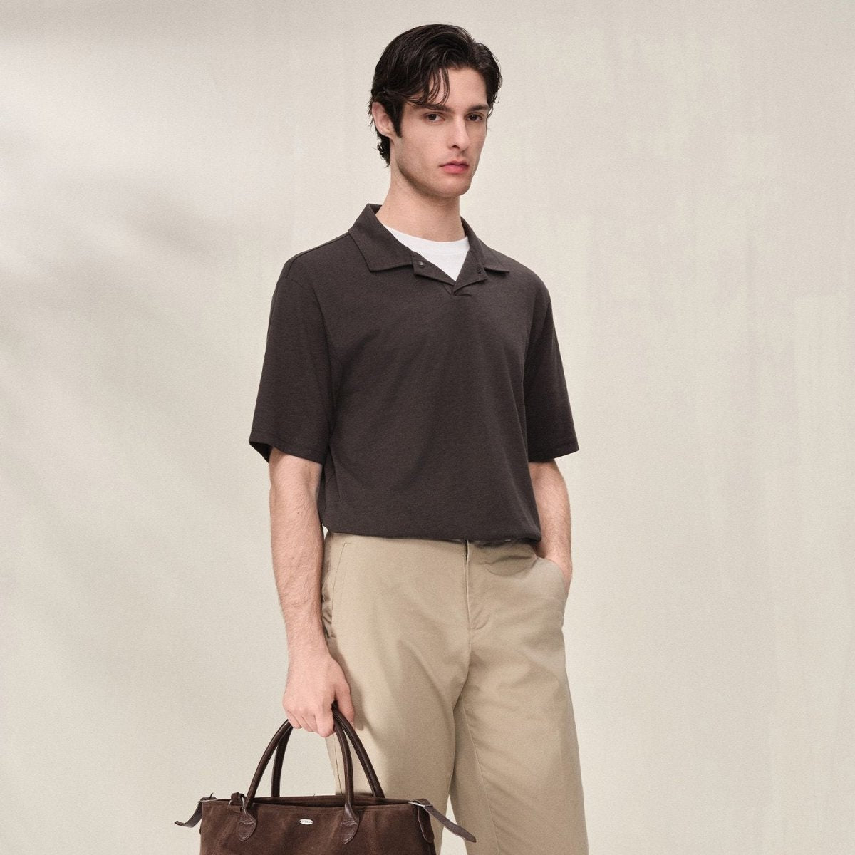 Giordano Men Regular Cotton Blend Polo - first_variant_option_2 Premium Polo for Giordano