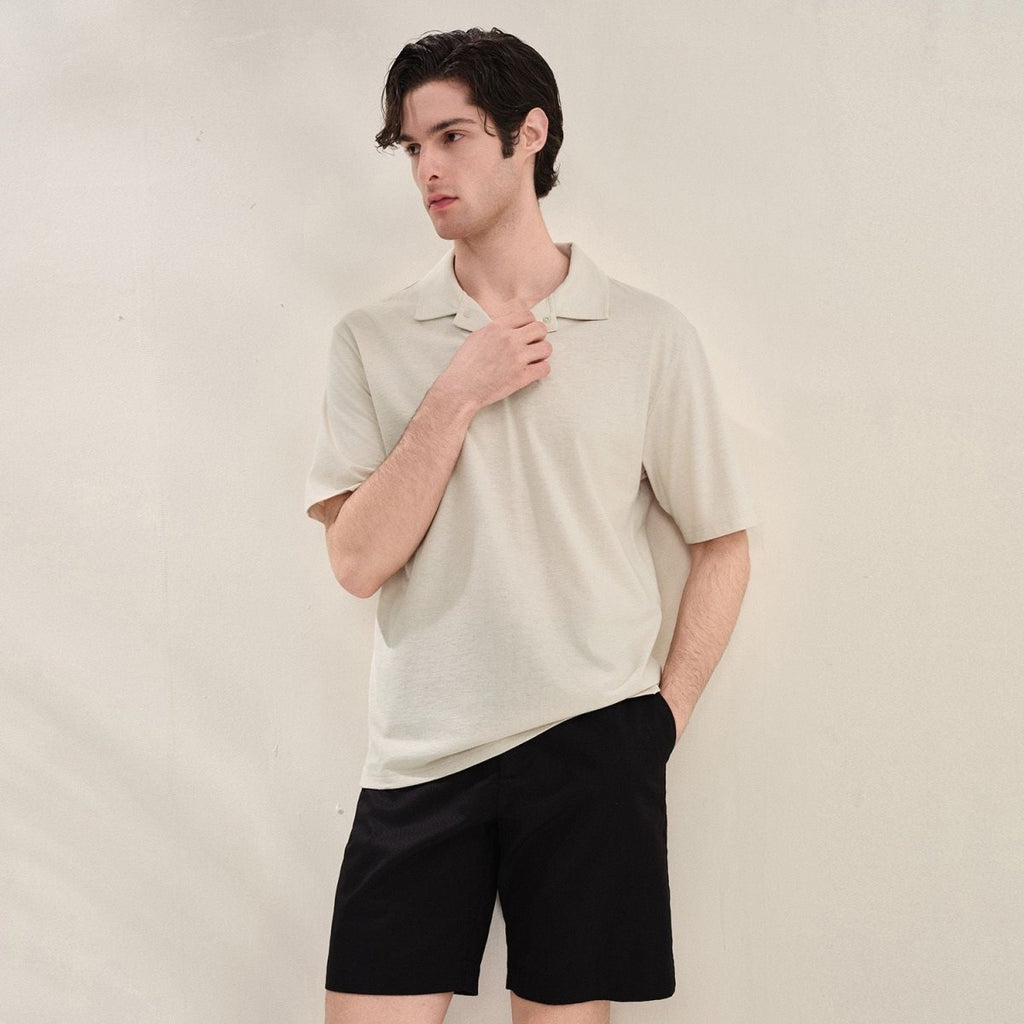 Giordano Men Regular Cotton Blend Polo - first_variant_option_2 Premium Polo for Giordano