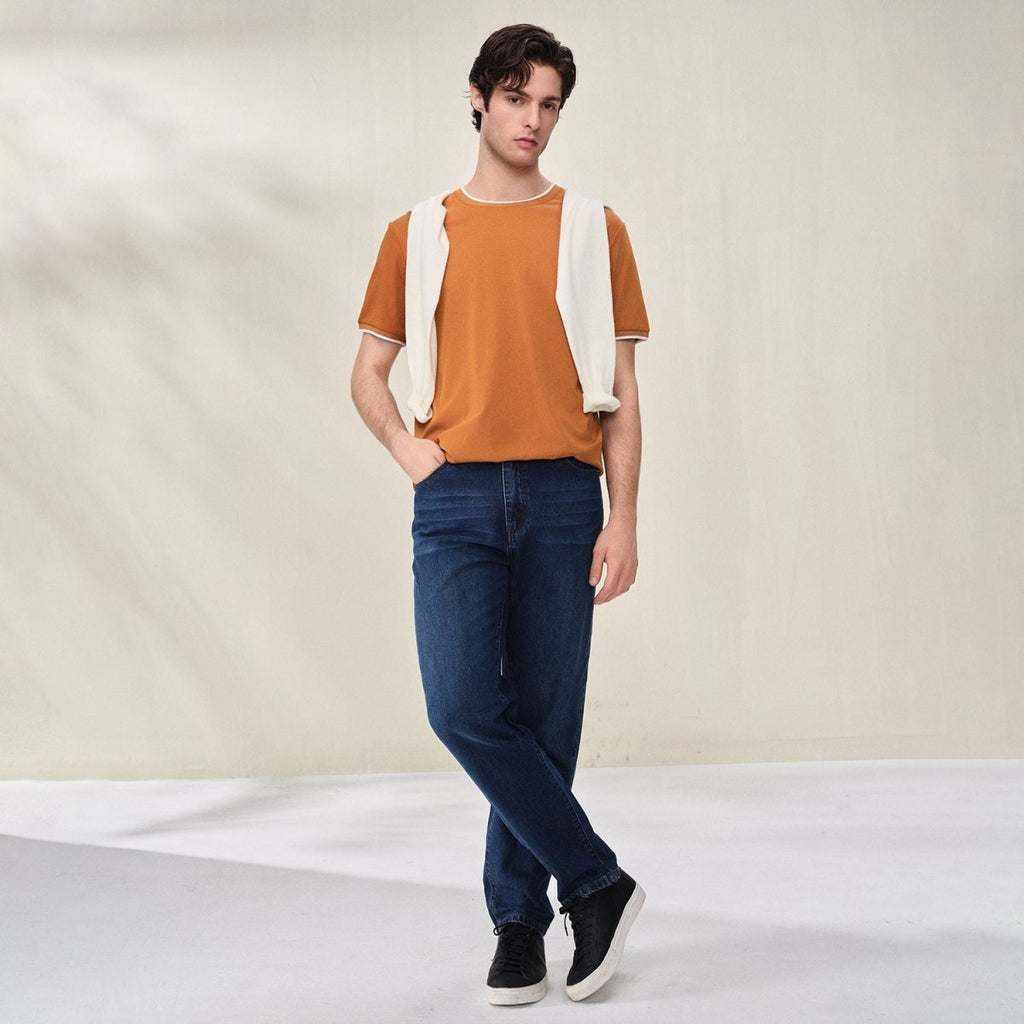 Giordano Men Regular Cotton Blend Tee - first_variant_option_2 Premium Tee for Giordano