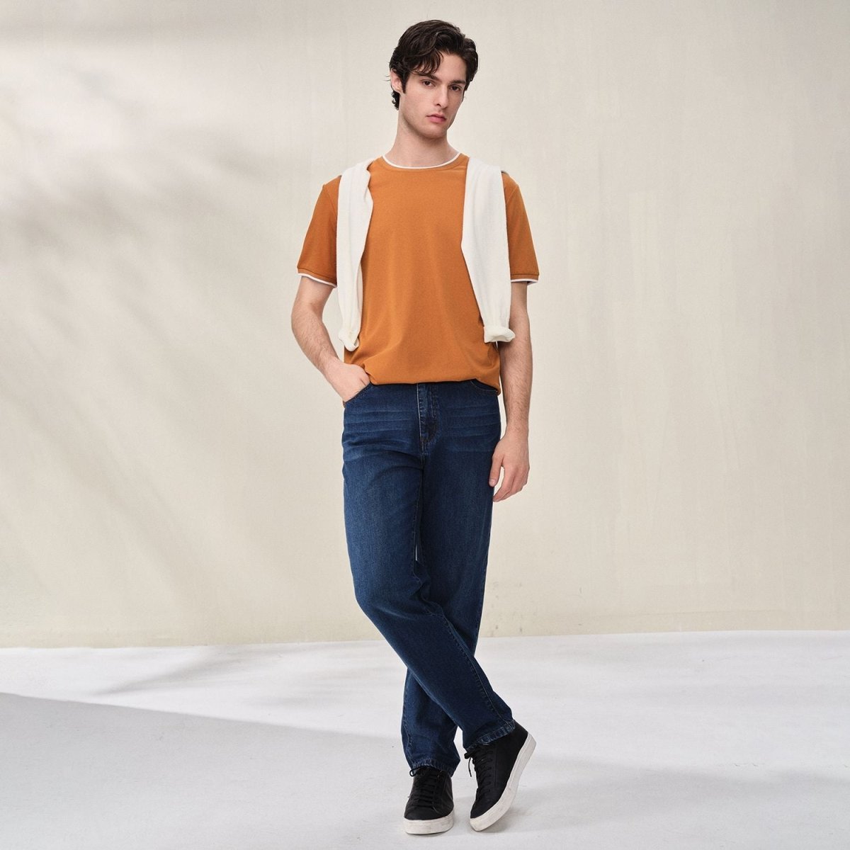 Giordano Men Regular Cotton Blend Tee - first_variant_option_2 Premium Tee for Giordano