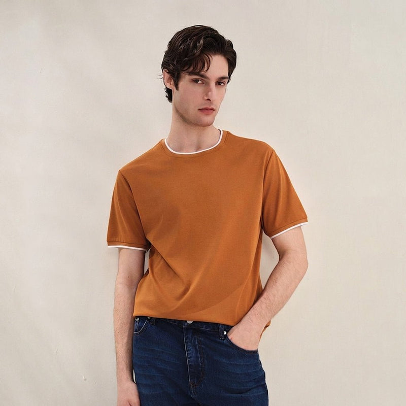 Giordano Men Regular Cotton Blend Tee - first_variant_option_2 Premium Tee for Giordano