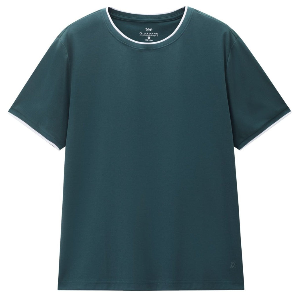 Giordano Men Regular Cotton Blend Tee - Premium Tee