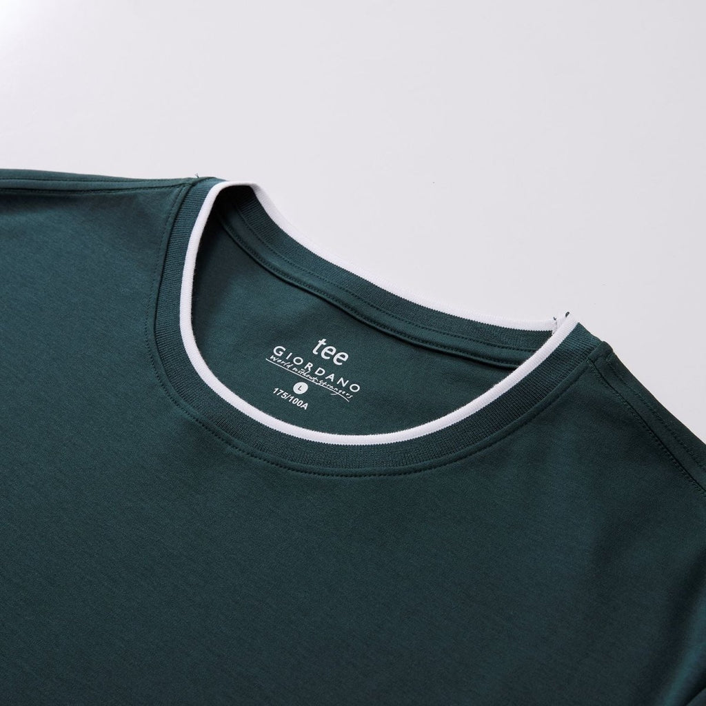 Giordano Men Regular Cotton Blend Tee - Premium Tee