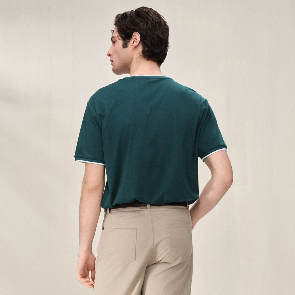 Giordano Men Regular Cotton Blend Tee - Premium Tee
