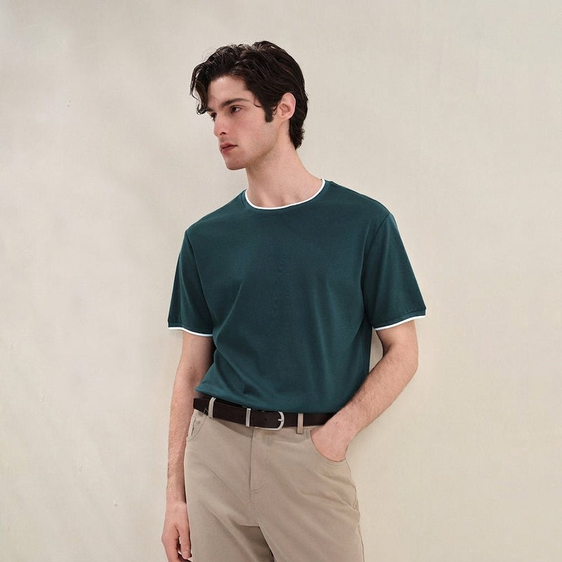 Giordano Men Regular Cotton Blend Tee - Premium Tee