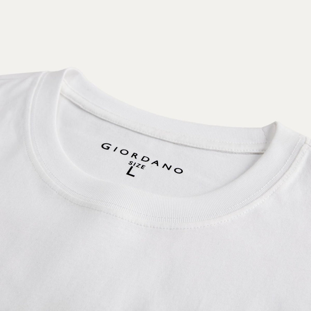 Giordano Men Regular Cotton Graphic Crew Tee | Online Exclusive - Premium Print Tee