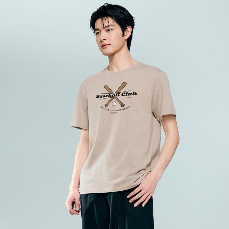 Giordano Men Regular Cotton Jersey Print Tee | Online Exclusive - first_variant_option_2 Premium Print Tee for Giordano