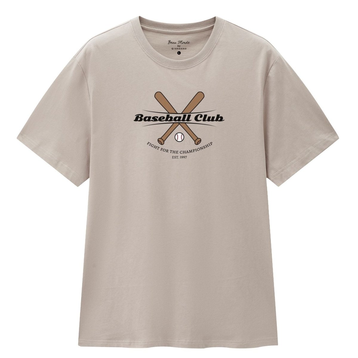 Giordano Men Regular Cotton Jersey Print Tee | Online Exclusive - first_variant_option_2 Premium Print Tee for Giordano