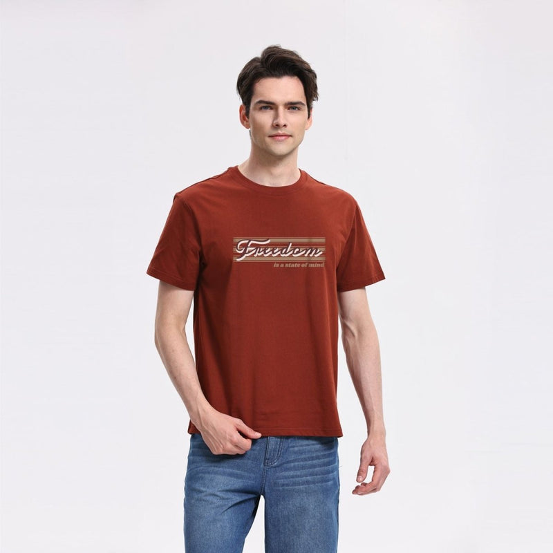 Giordano Men Regular Cotton Jersey Print Tee | Online Exclusive - first_variant_option_2 Premium Print Tee for Giordano