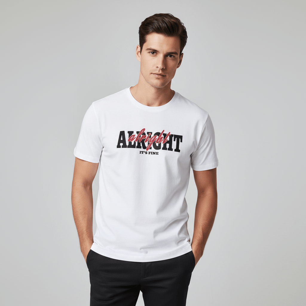 Giordano Men Regular Cotton Jersey Print Tee | Online Exclusive - first_variant_option_2 Premium Print Tee for Giordano