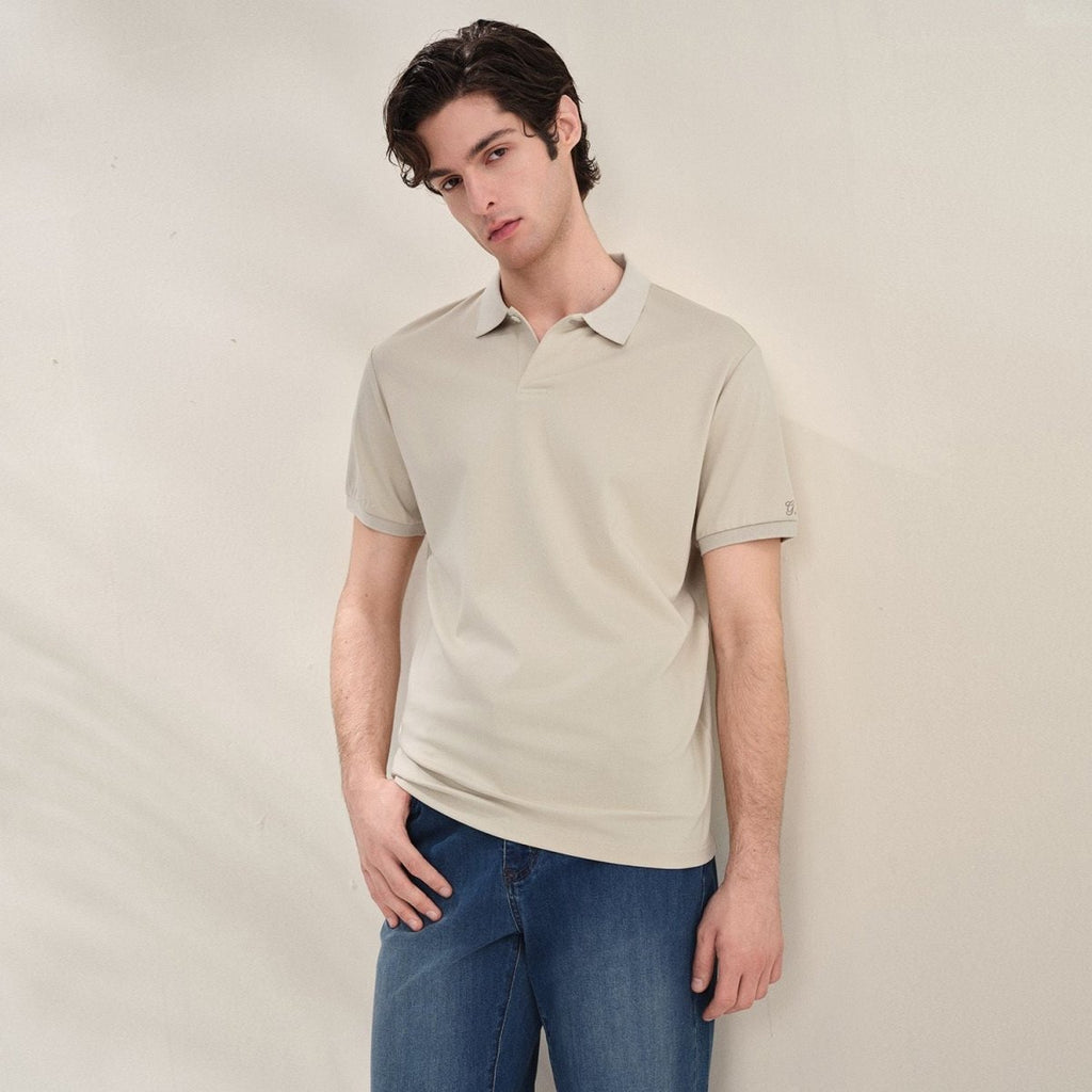 Giordano Men Regular Cotton Modal Stretch Polo - first_variant_option_2 Premium Polo for Giordano