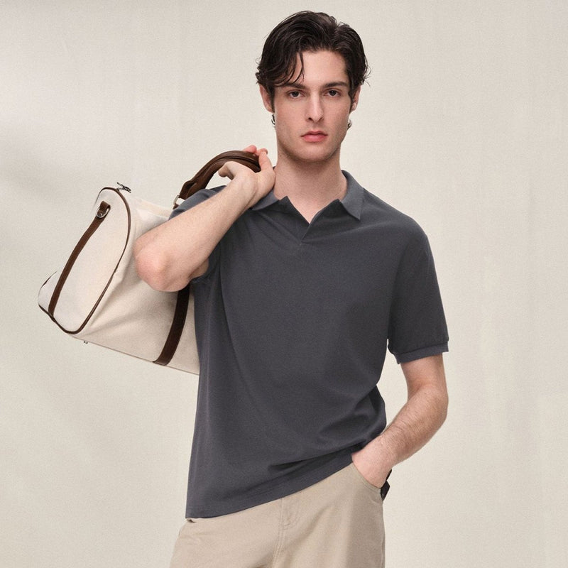 Giordano Men Regular Cotton Modal Stretch Polo - first_variant_option_2 Premium Polo for Giordano