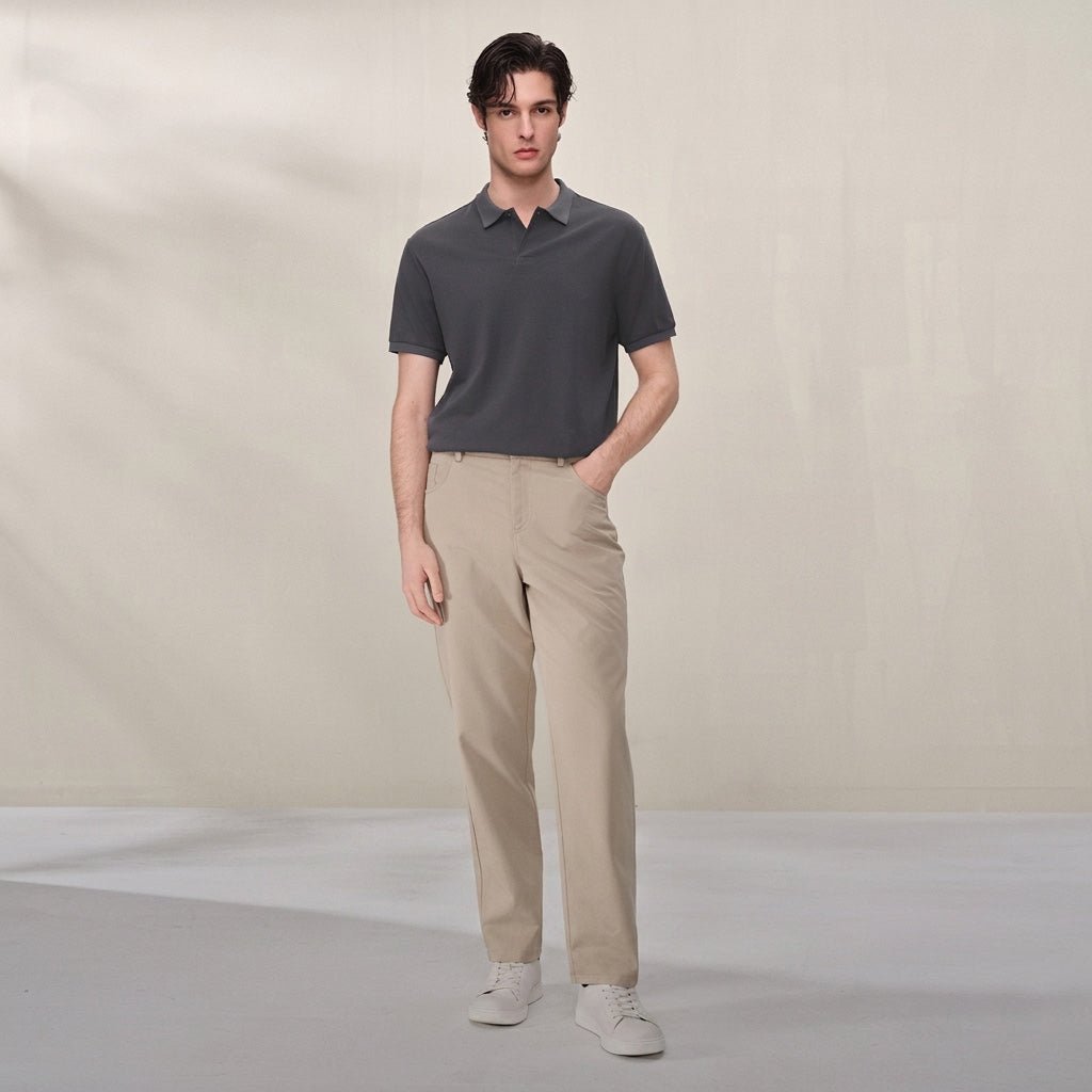 Giordano Men Regular Cotton Modal Stretch Polo - first_variant_option_2 Premium Polo for Giordano