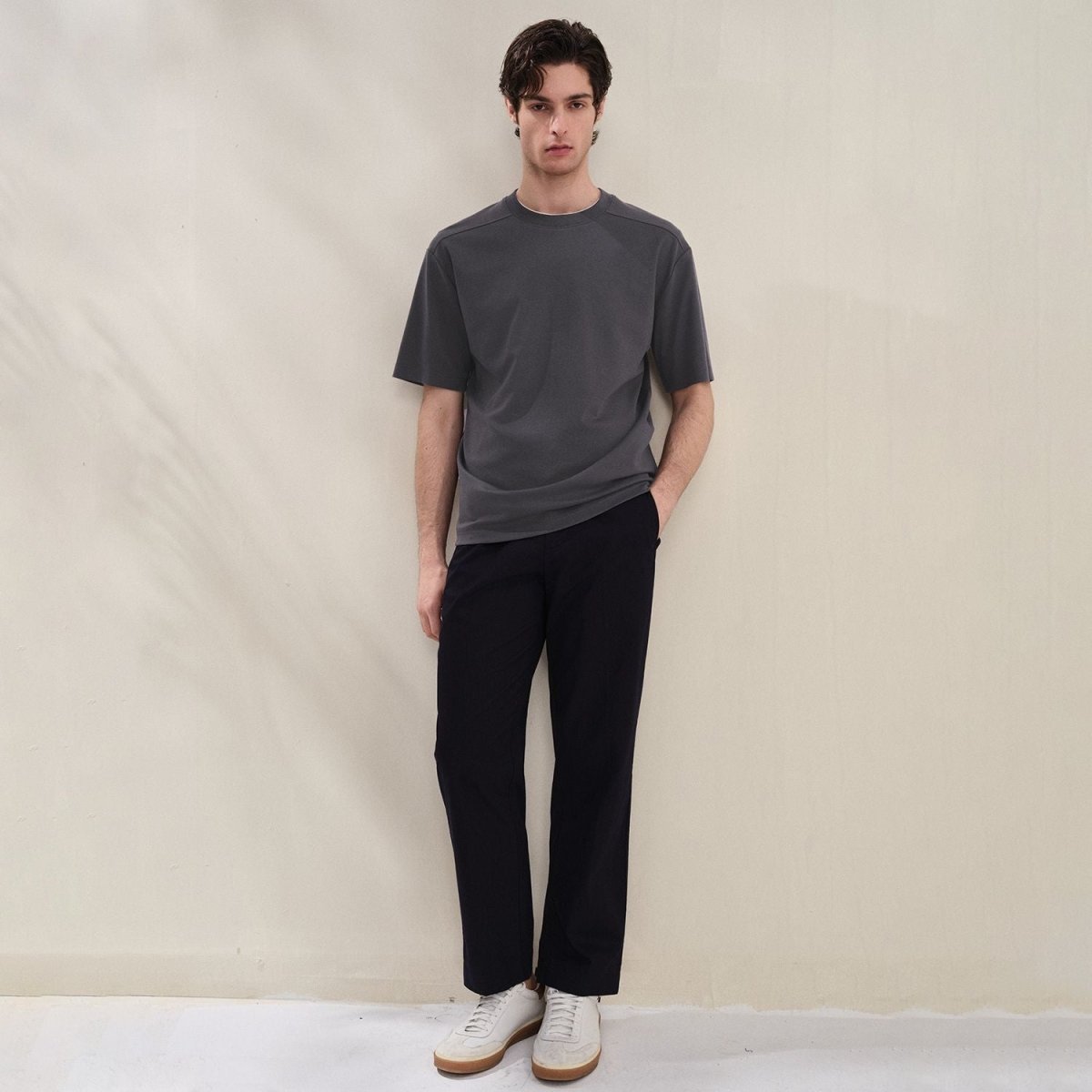 Giordano Men Regular Cotton Modal Stretch Tee - first_variant_option_2 Premium Tee for Giordano