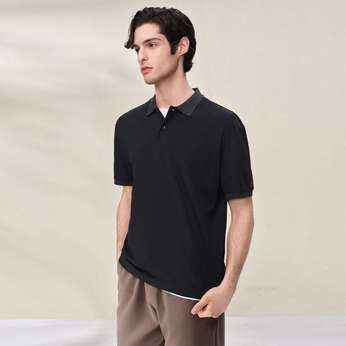 Giordano Men Regular Cotton Polyester Polo - first_variant_option_2 Premium Polo for Giordano