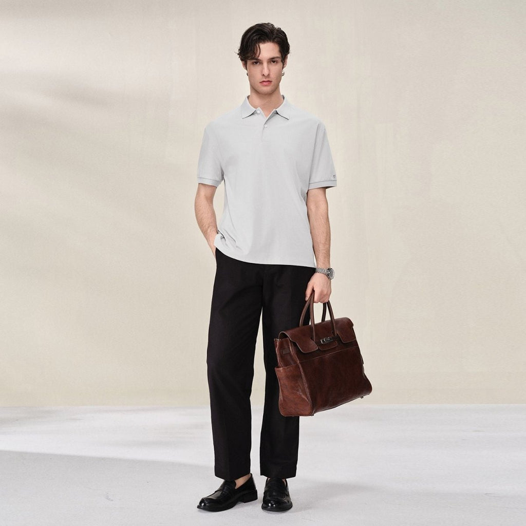 Giordano Men Regular Cotton Polyester Polo - first_variant_option_2 Premium Polo for Giordano