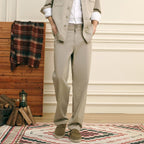 Giordano Men Regular Cotton Tencel Khaki Pants - Premium Pants