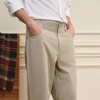Giordano Men Regular Cotton Tencel Khaki Pants - Premium Pants