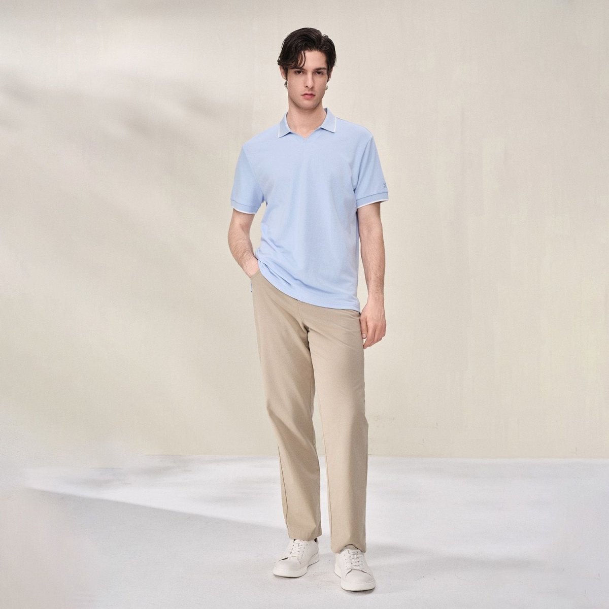 Giordano Men Regular Cotton Tencel Open Polo - first_variant_option_2 Premium Polo for Giordano