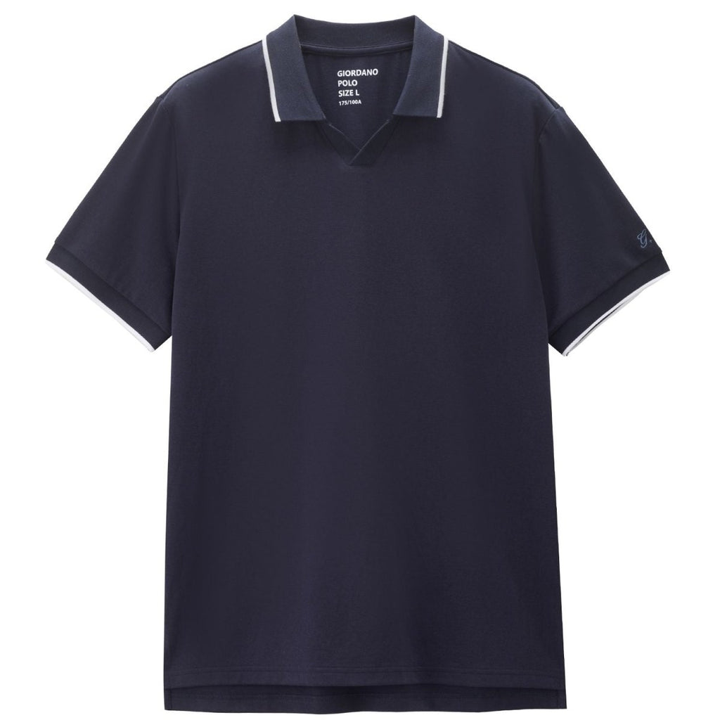 Giordano Men Regular Cotton Tencel Open Polo - first_variant_option_2 Premium Polo for Giordano