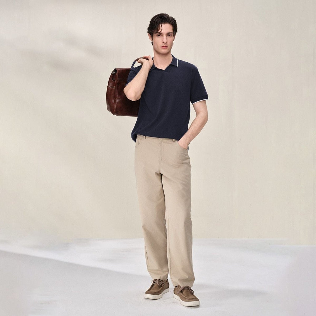 Giordano Men Regular Cotton Tencel Open Polo - first_variant_option_2 Premium Polo for Giordano