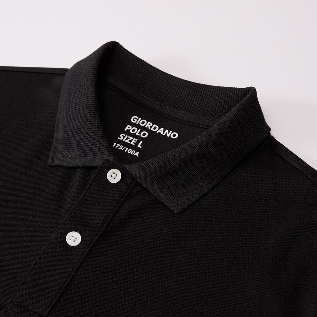 Giordano Men Regular Cotton Tencel Pique Polo - first_variant_option_2 Premium Polo for Giordano