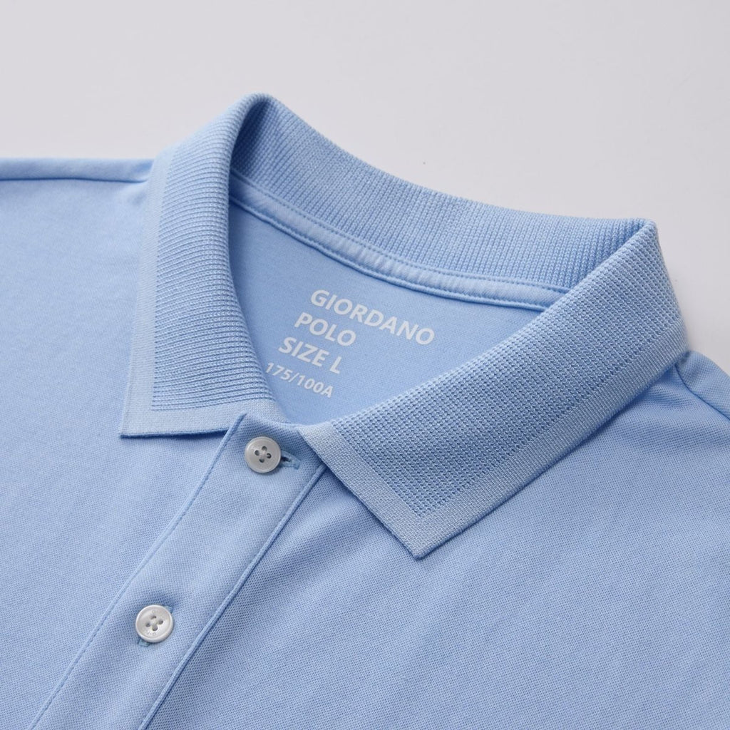 Giordano Men Regular Cotton Tencel Pique Polo - first_variant_option_2 Premium Polo for Giordano
