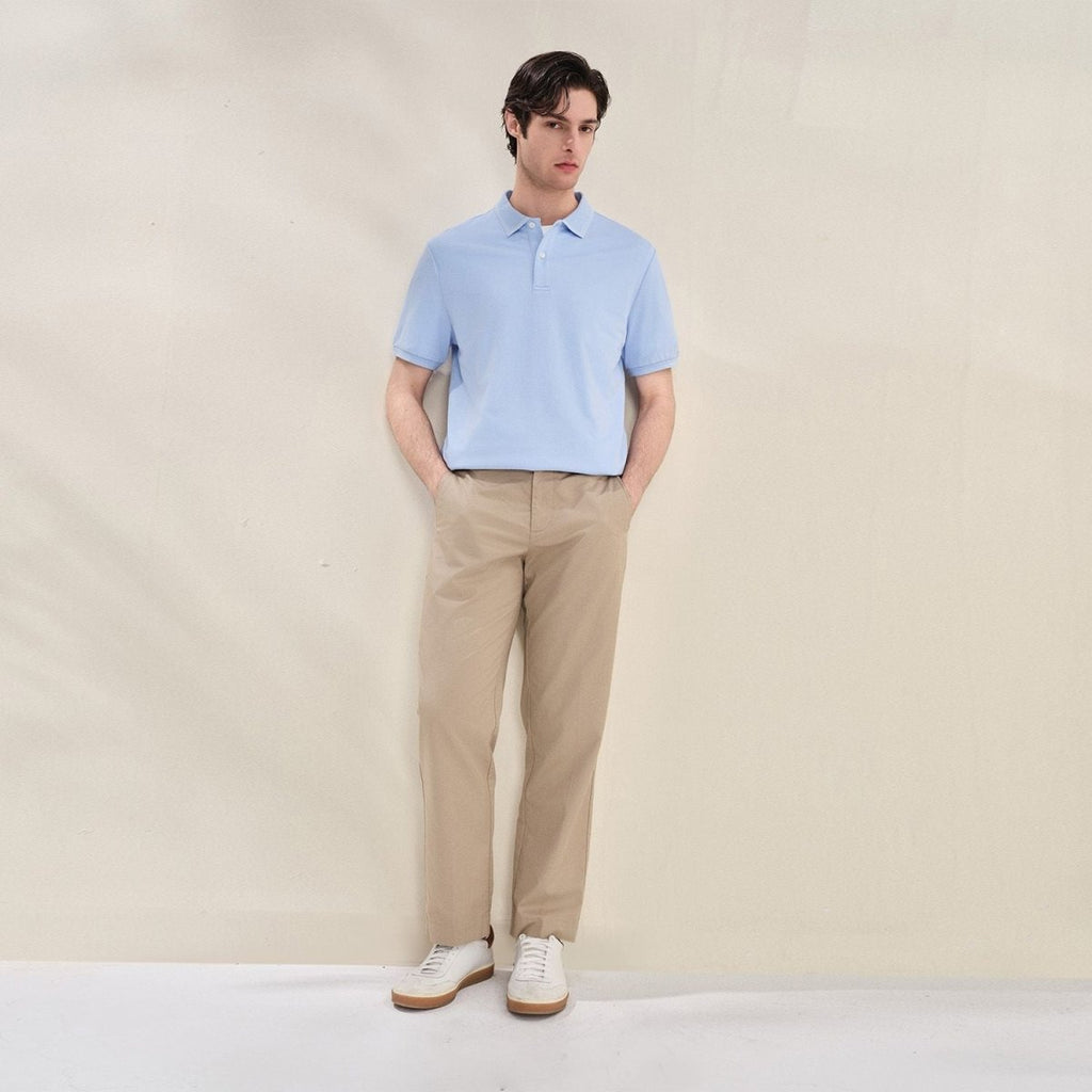 Giordano Men Regular Cotton Tencel Pique Polo - first_variant_option_2 Premium Polo for Giordano