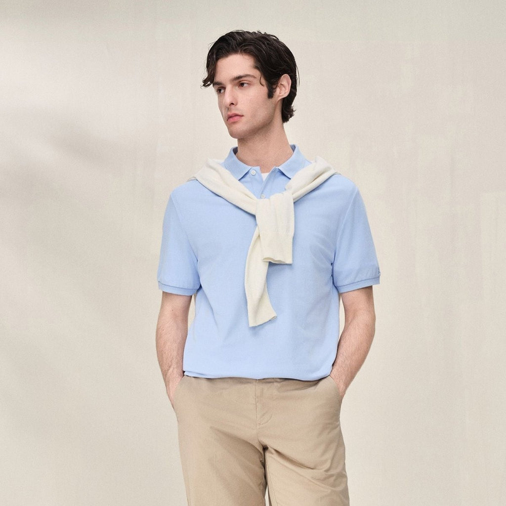 Giordano Men Regular Cotton Tencel Pique Polo - first_variant_option_2 Premium Polo for Giordano