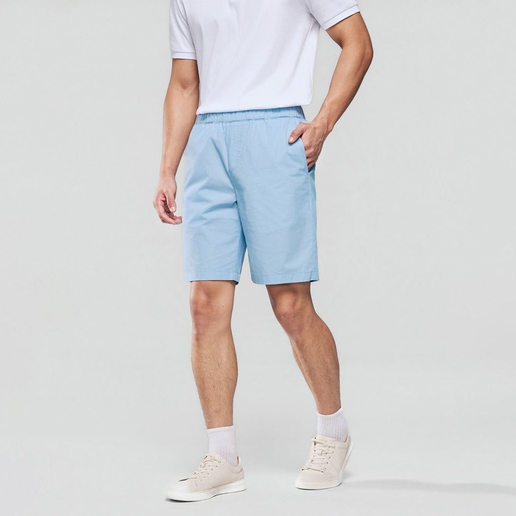 Giordano Men Regular Cotton Twill Elastic Shorts - first_variant_option_2 Premium Shorts for Giordano