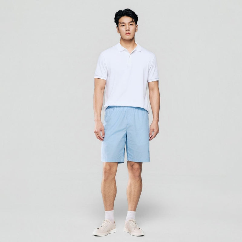 Giordano Men Regular Cotton Twill Elastic Shorts - first_variant_option_2 Premium Shorts for Giordano
