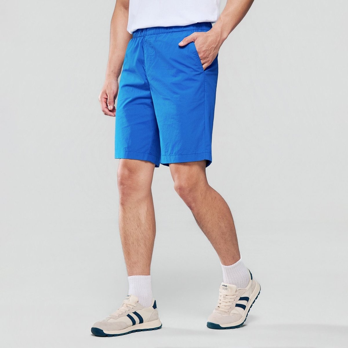 Giordano Men Regular Cotton Twill Elastic Shorts - first_variant_option_2 Premium Shorts for Giordano