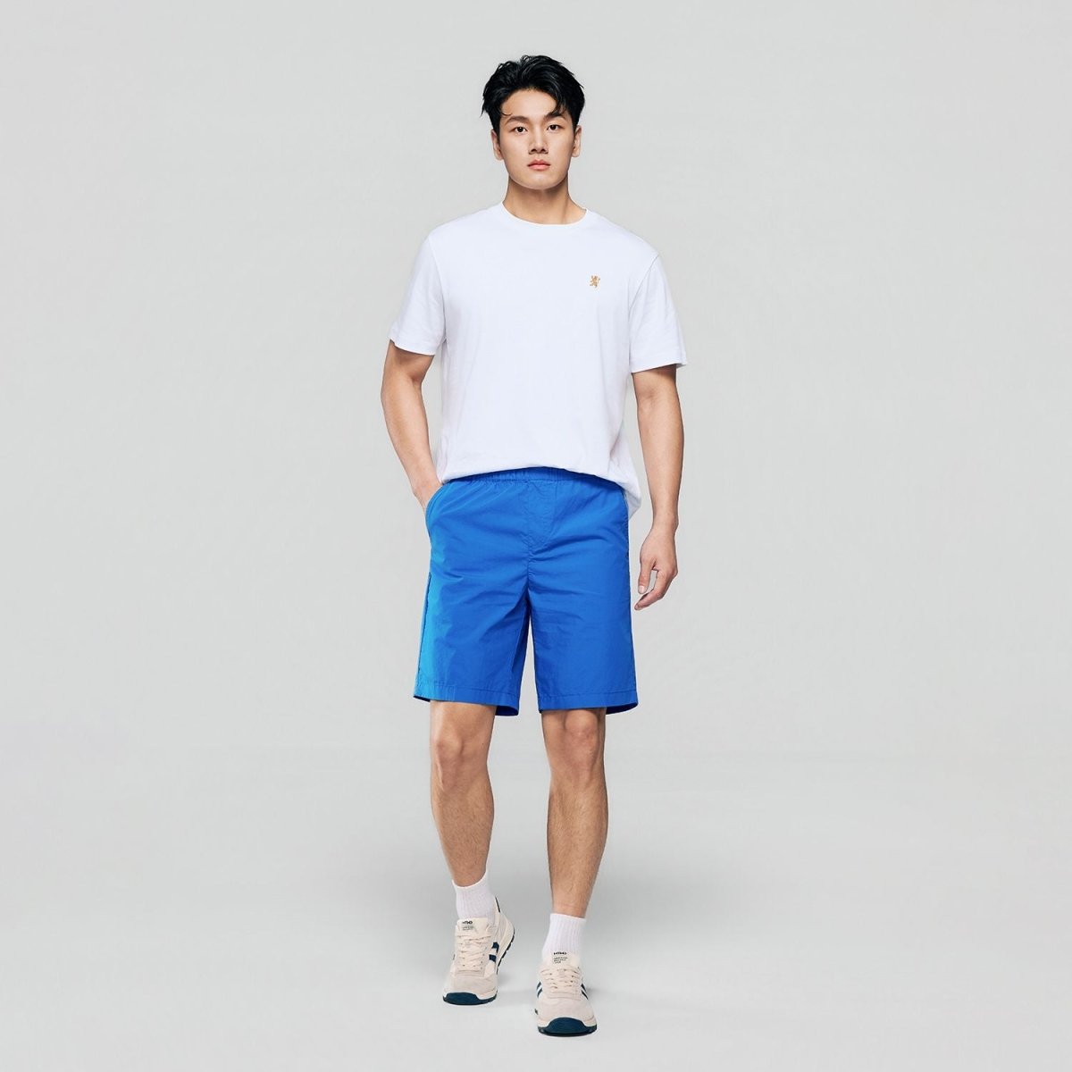 Giordano Men Regular Cotton Twill Elastic Shorts - first_variant_option_2 Premium Shorts for Giordano
