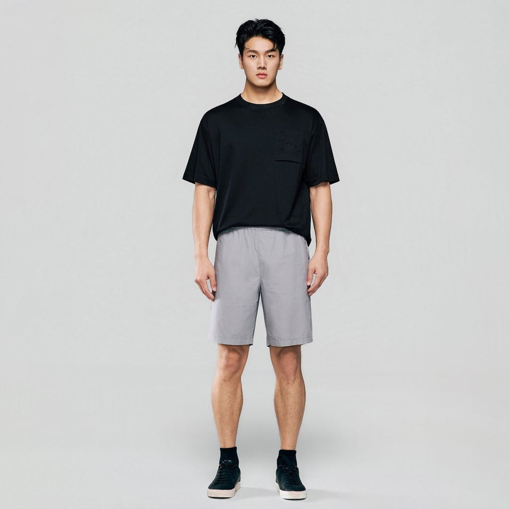 Giordano Men Regular Cotton Twill Elastic Shorts - first_variant_option_2 Premium Shorts for Giordano