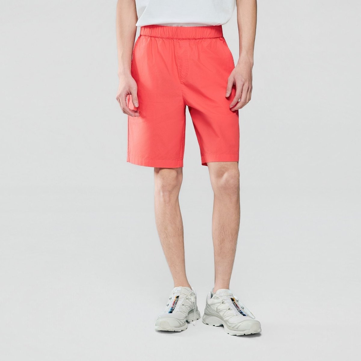 Giordano Men Regular Cotton Twill Elastic Shorts - first_variant_option_2 Premium Shorts for Giordano