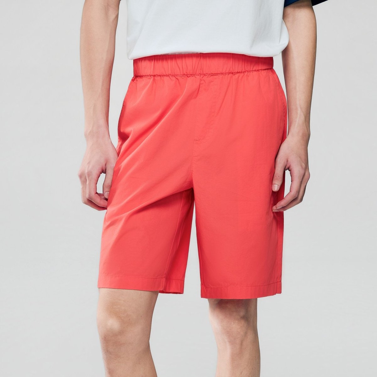 Giordano Men Regular Cotton Twill Elastic Shorts - first_variant_option_2 Premium Shorts for Giordano