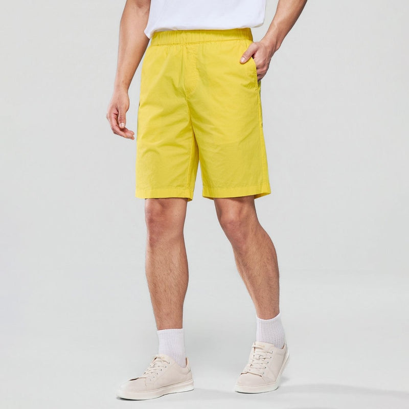 Giordano Men Regular Cotton Twill Elastic Shorts - first_variant_option_2 Premium Shorts for Giordano