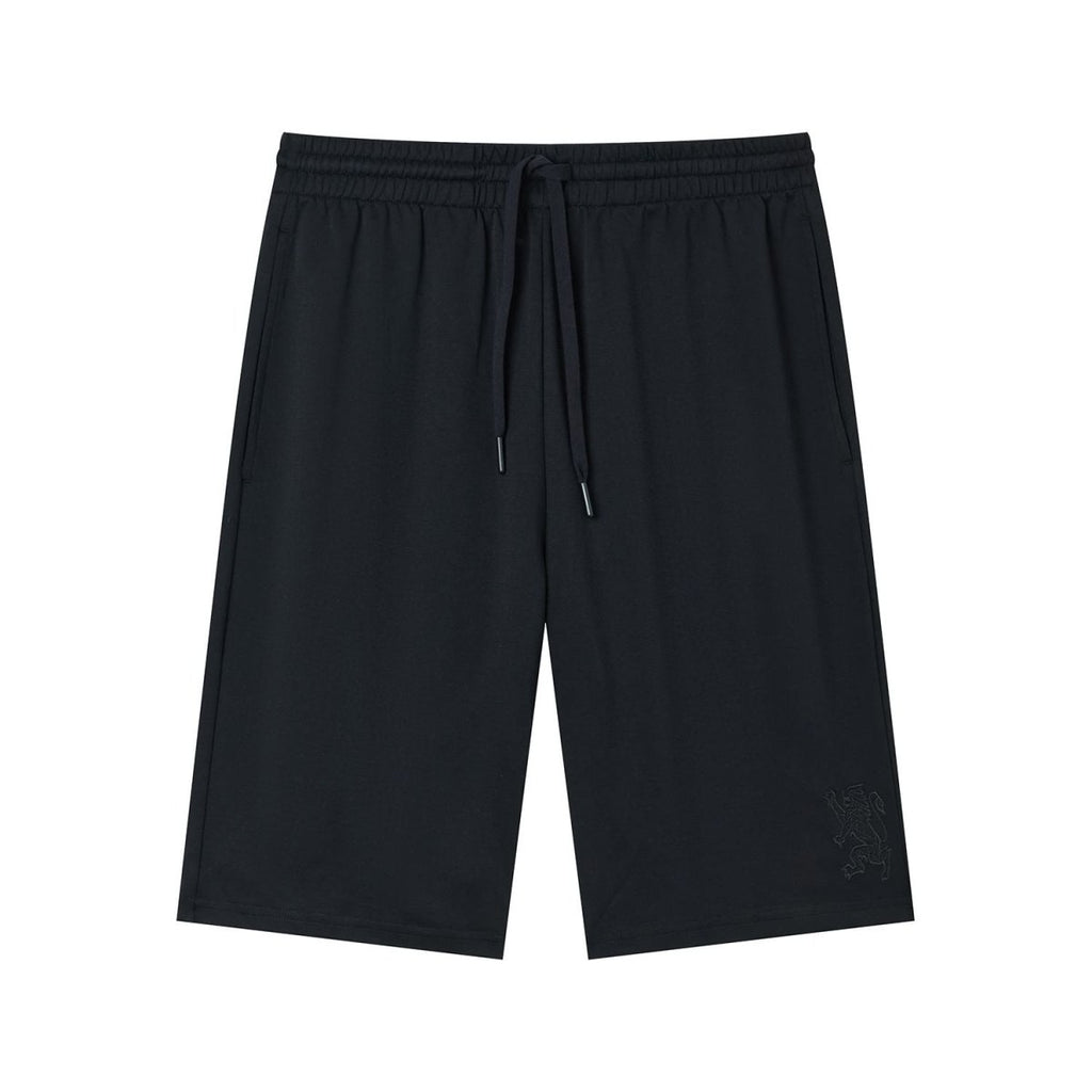 Giordano Men Regular Interlock Embroidery Shorts - Premium Shorts