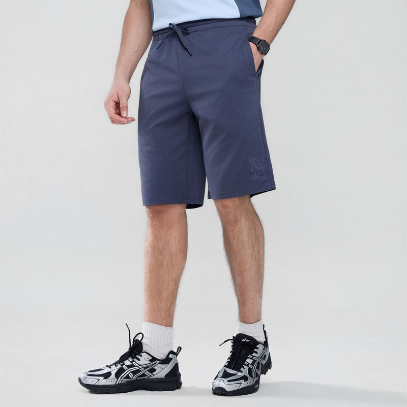 Giordano Men Regular Interlock Embroidery Shorts - Premium Shorts