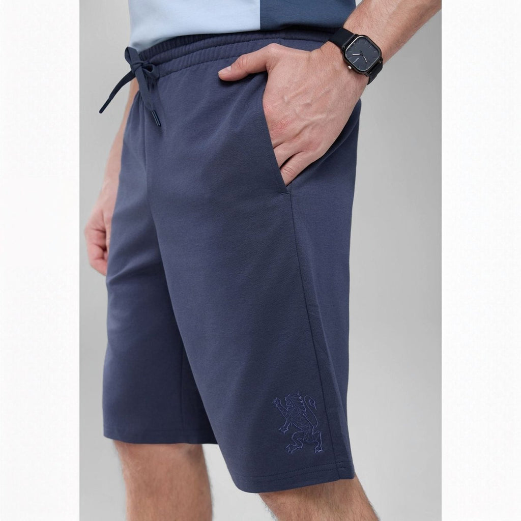 Giordano Men Regular Interlock Embroidery Shorts - Premium Shorts