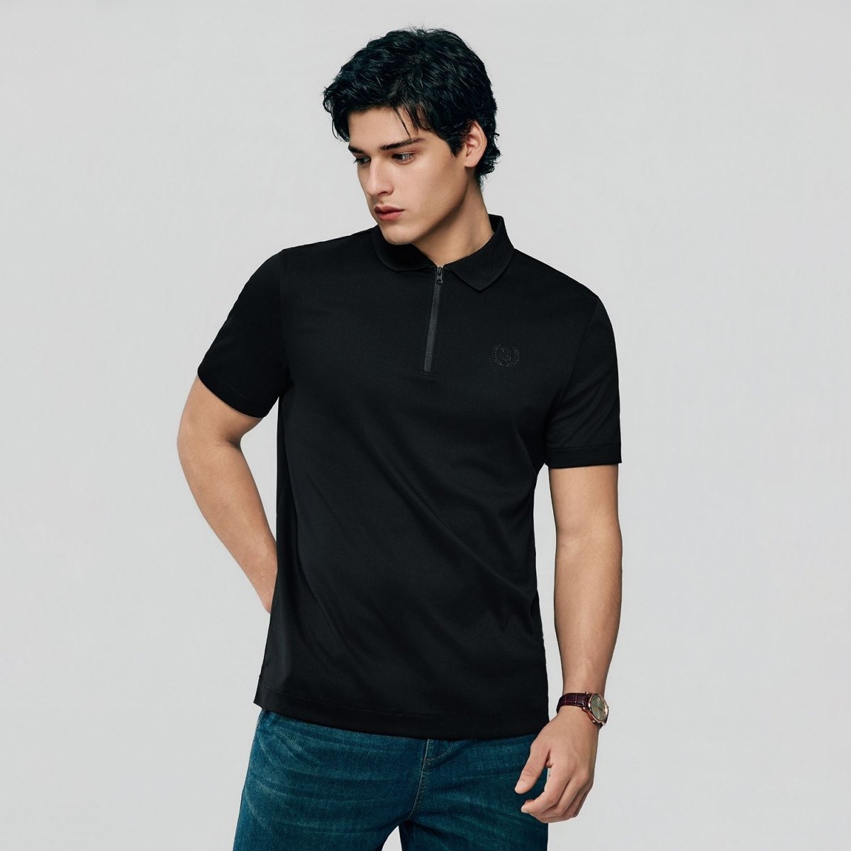 Giordano Men Regular Interlock Liquid Touch Polo - first_variant_option_2 Premium Polo for Giordano