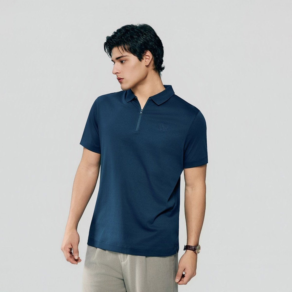 Giordano Men Regular Interlock Liquid Touch Polo - first_variant_option_2 Premium Polo for Giordano