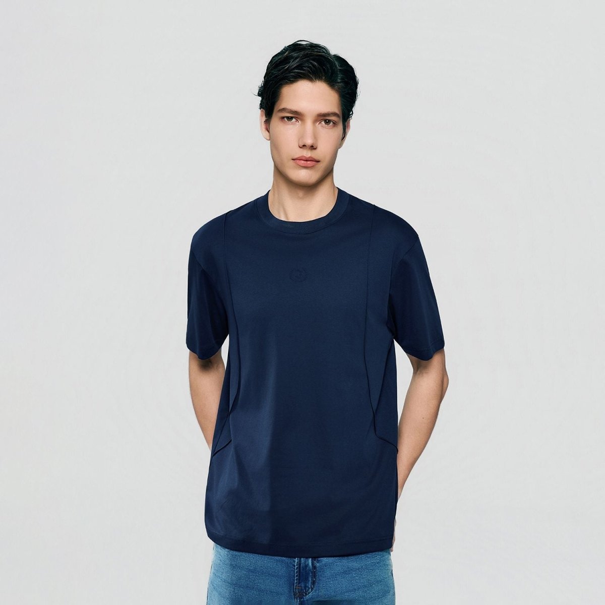 Giordano Men Regular Interlock Liquid Touch Tee - first_variant_option_2 Premium Tee for Giordano