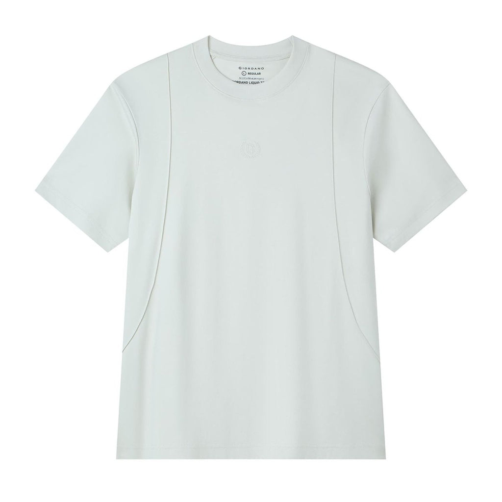 Giordano Men Regular Interlock Liquid Touch Tee - Premium Tee