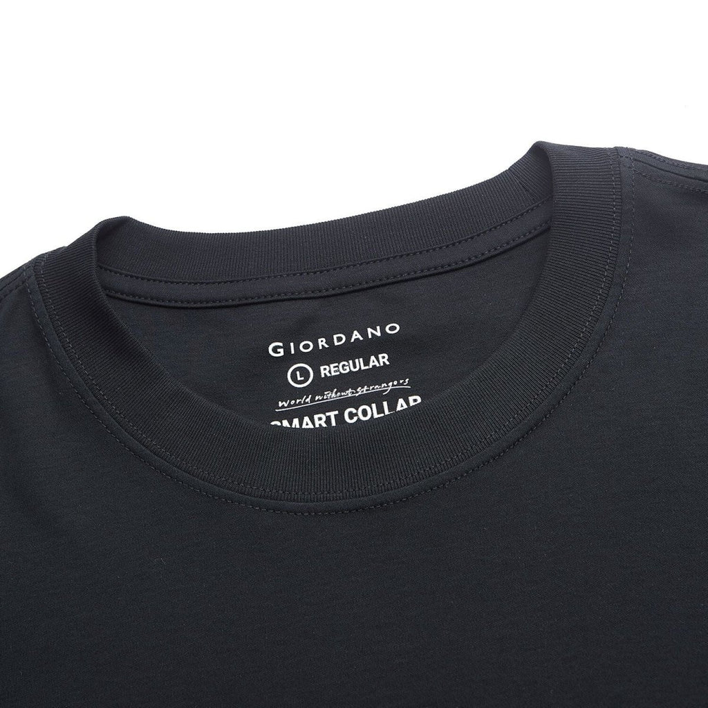 Giordano Men Regular Luxe Touch Cotton Crew Tee - Premium Tee