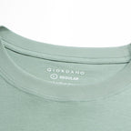 Giordano Men Regular Luxe Touch Cotton Crew Tee - Premium Tee